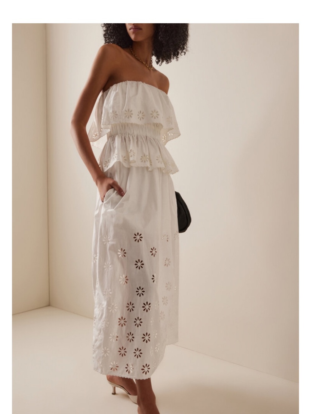 Posse White Satin Label Blouse